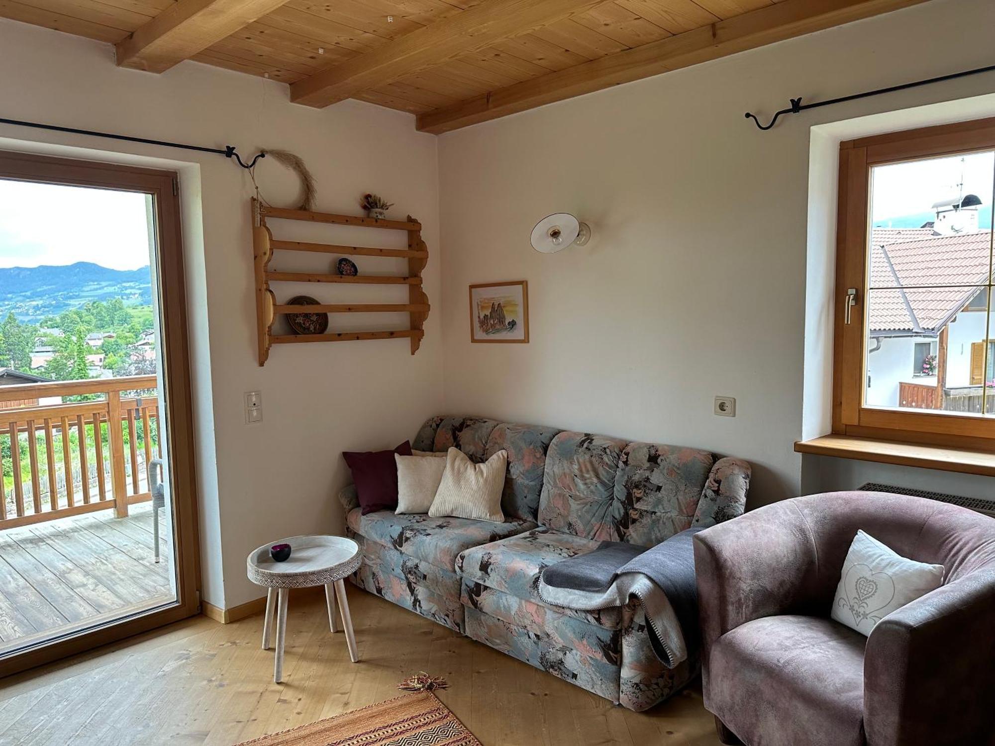 Ferienwohnung Haus Santner Völs am Schlern Exterior foto